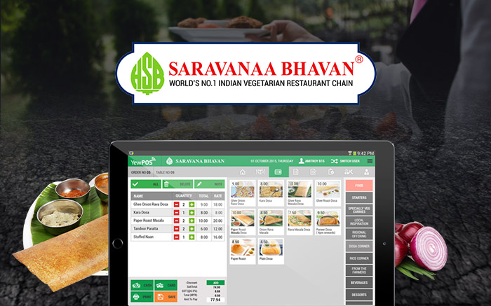 Saravanna Bhavan WebPOS